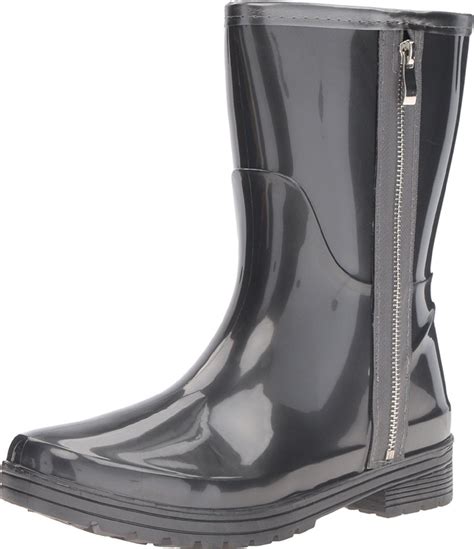 rain boots with zipper
